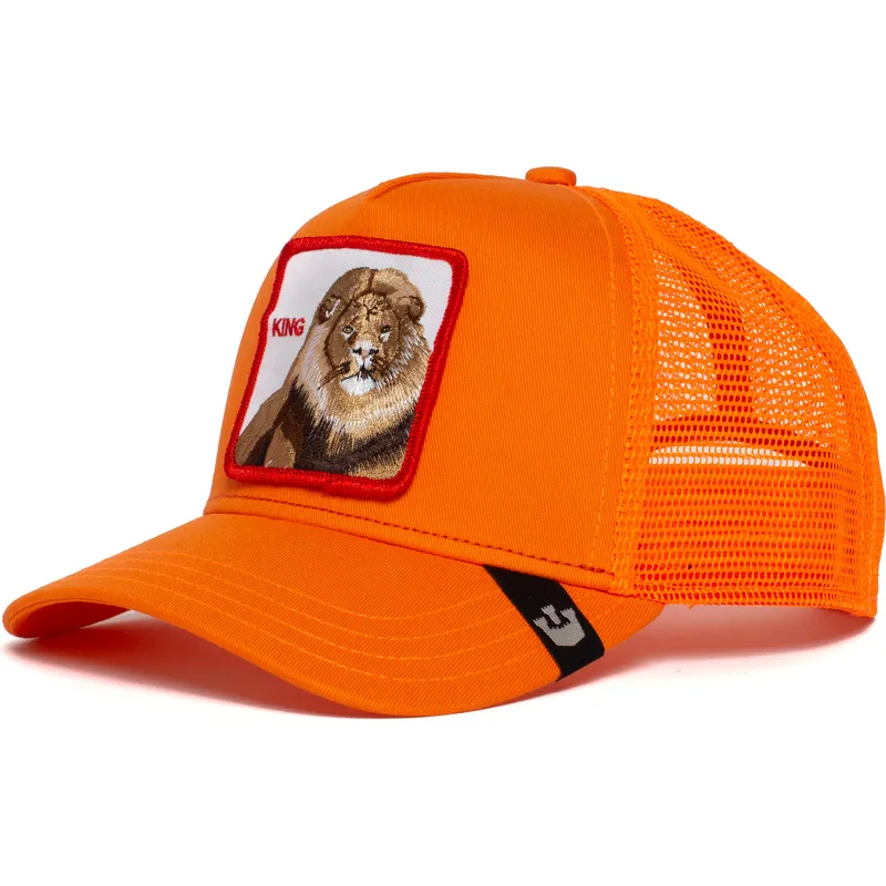 cepur-izliekta-truckeris-oranzs-snapback-strong-king-the-farm-no-goorin-bros