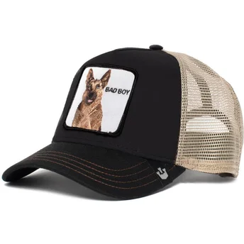 cepur-izliekta-truckeris-melns-snapback-bouncer-the-farm-no-goorin-bros