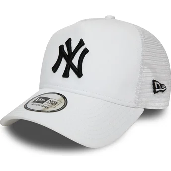 Cap izliekta white snapback negro Essential A Frame no New York Yankees MLB no New Era
