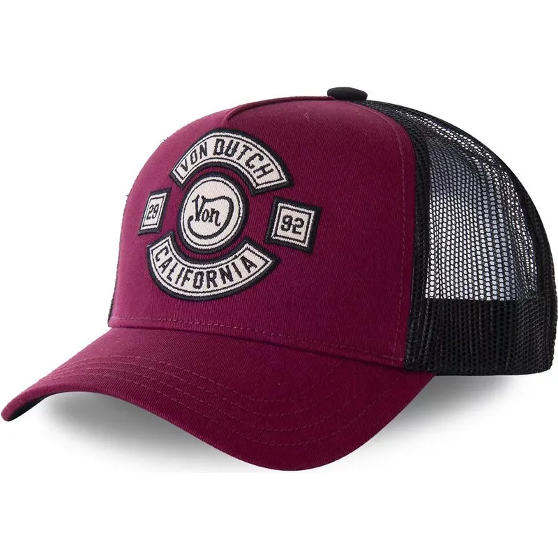cap-izliekta-red-snapback-no-von-dutch