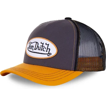 Gorra trucker gris y amarilla OGR de Von Dutch