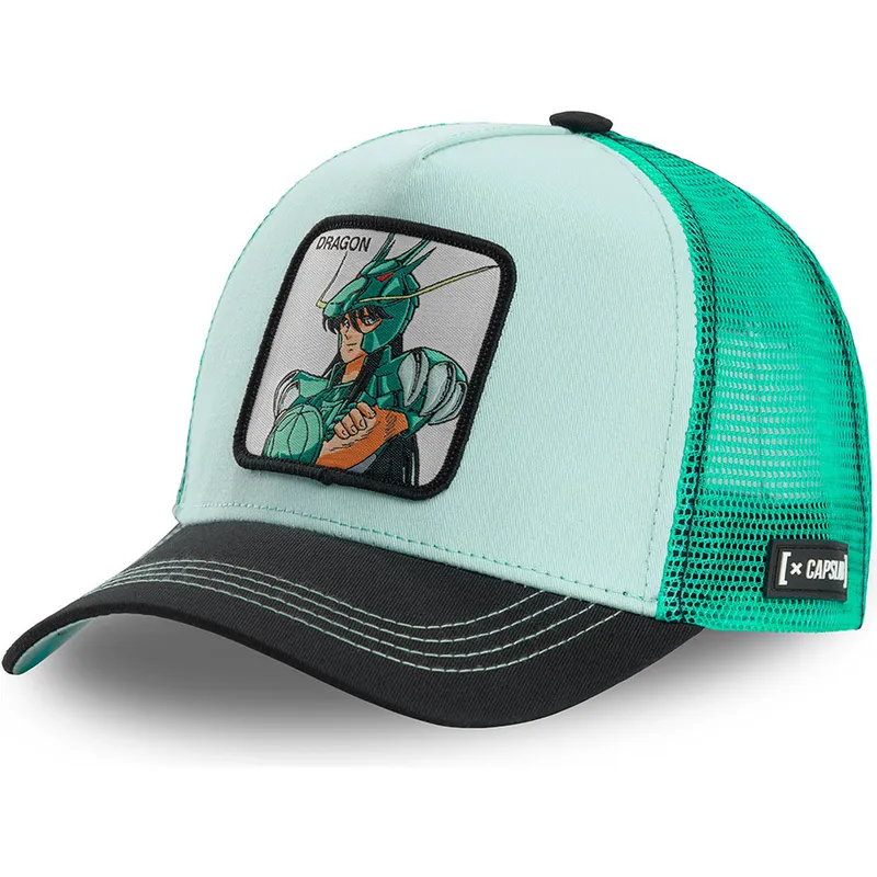 blaue-trucker-kappe-shiryu-drache-dra2-saint-seiya-die-ritter-des-zodiacs-von-capslab