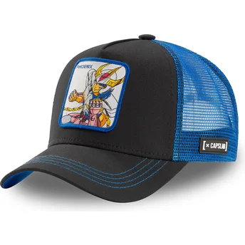 cepur-izliekta-truckeris-melns-snapback-feniksa-ikki-saint-seiya-knights-of-the-zodiac-no-capslab