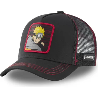 Cepur izliekta truckeris melns snapback NAR2 Naruto Uzumaki Naruto no Capslab