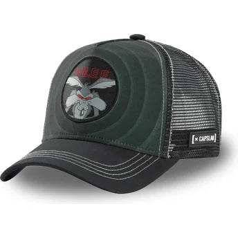 schwarze-trucker-kappe-coyote-bullseye-color-rings-wil2-looney-tunes-von-capslab