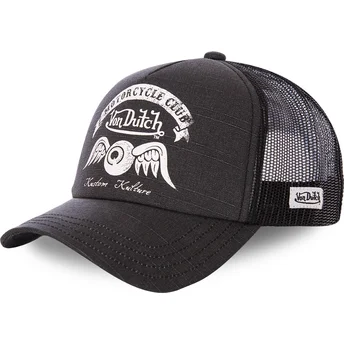 Cepur izliekta truckeris melns snapback CREW8 no Von Dutch