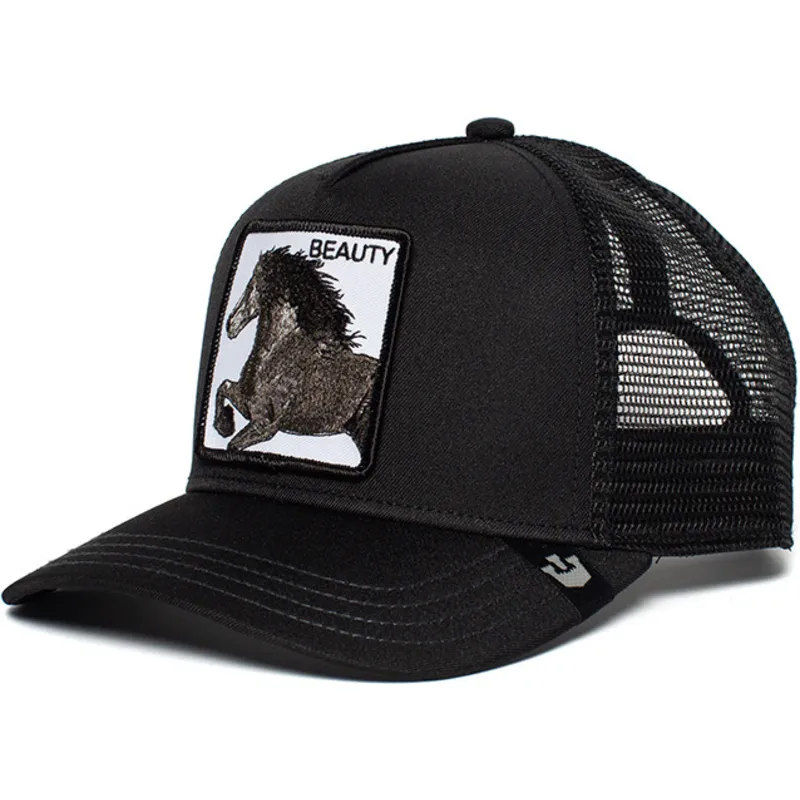 cepur-izliekta-truckeris-melns-snapback-black-beauty-the-farm-no-goorin-bros