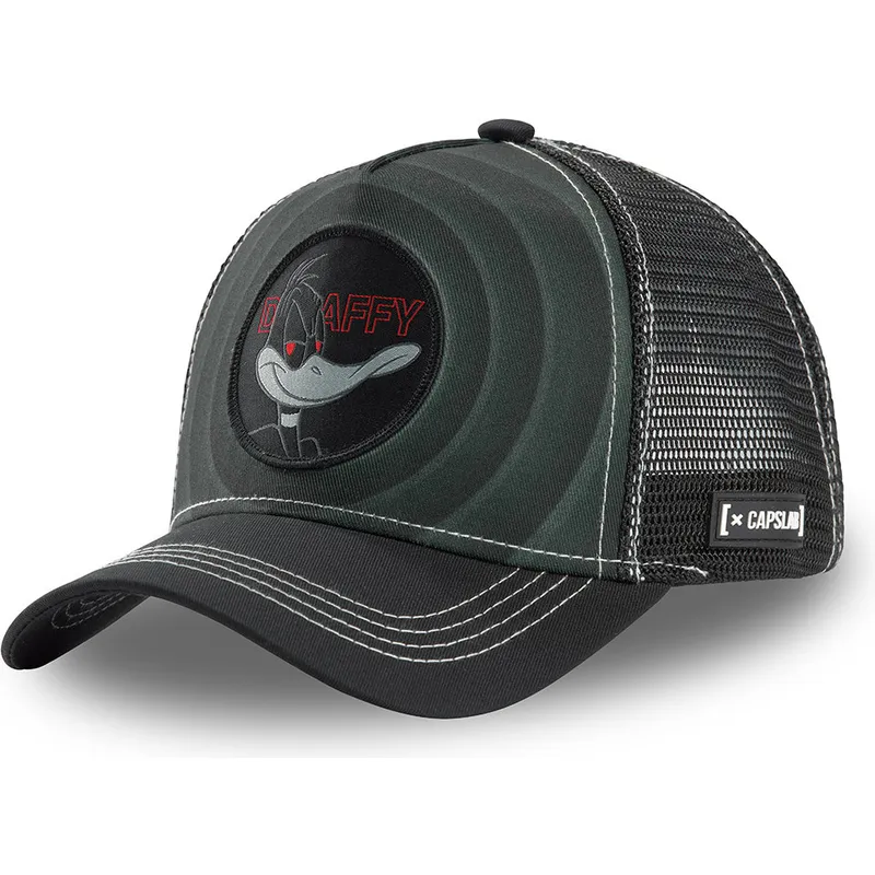 cepur-izliekta-truckeris-melns-snapback-bullseye-color-rings-loo-daf2-duffy-duck-looney-tunes-no-capslab