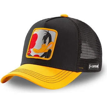 cepur-izliekta-truckeris-melns-snapback-loo-duk-duffy-duck-looney-tunes-no-capslab