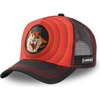 cepur-izliekta-truckeris-sarkans-snapback-tasmanijas-velns-looney-tunes-no-capslab