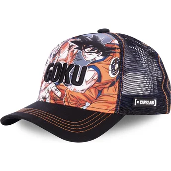 Gorra trucker negra Son Goku DBZ GOK Dragon Ball de Capslab