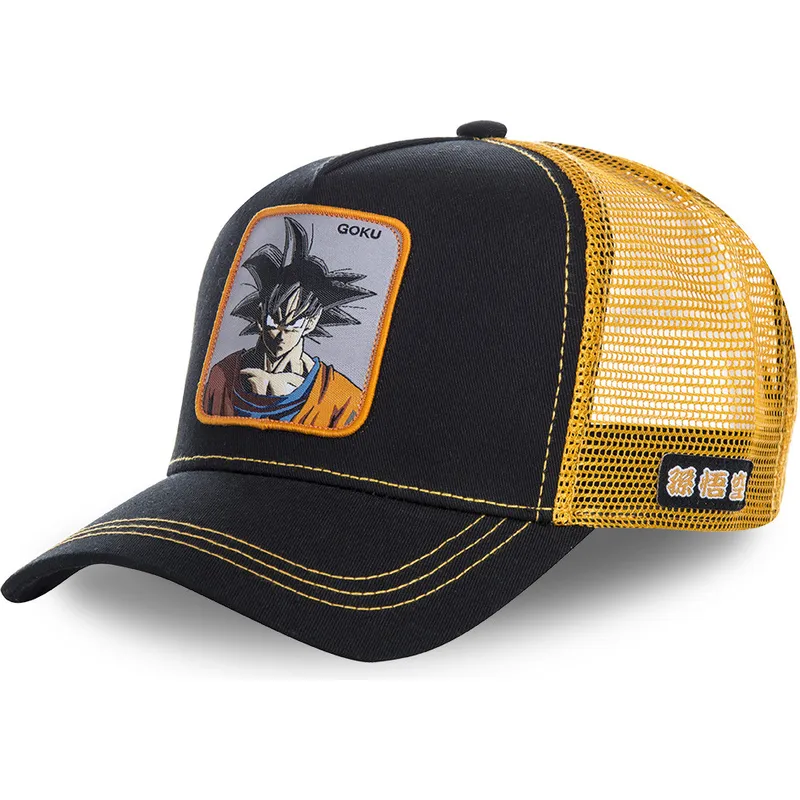 cepur-izliekta-truckeris-melns-snapback-berniem-kidgokb-son-goku-dragon-ball-no-capslab