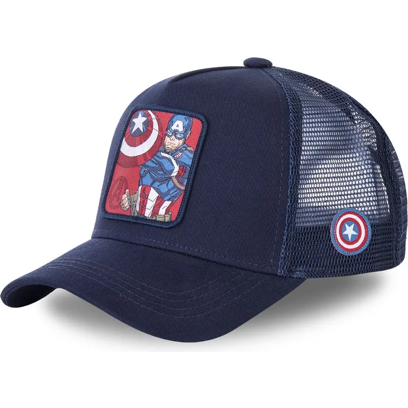 cepur-izliekta-truckeris-tumsi-zils-snapback-berniem-kidcpt1-kapteinis-amerika-marvel-comics-no-capslab cepur-izliekta-truckeris-tumsi-zils-snapback-berniem-kidcpt1-kapteinis-amerika-marvel-comics-no-capslab