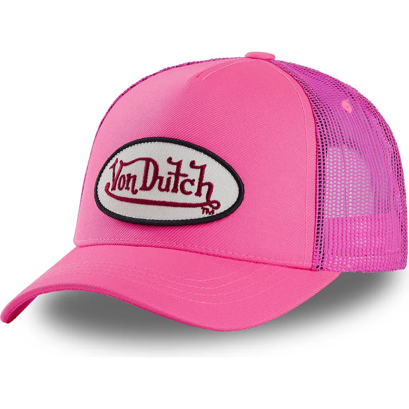 cepur-izliekta-truckeris-roza-snapback-fresh04-no-von-dutch