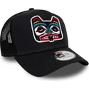cepur-izliekta-truckeris-tumsi-zils-snapback-bear-tattoo-pack-a-frame-no-new-era
