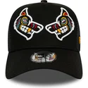 schwarze-trucker-kappe-wolf-tattoo-pack-a-frame-von-new-era