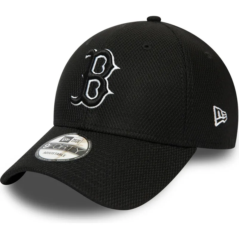 cepur-izliekta-melns-regulejams-9forty-diamond-era-essential-no-boston-red-sox-mlb-no-new-era