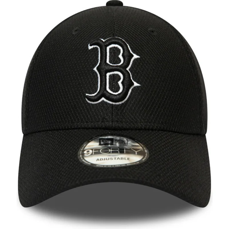 cepur-izliekta-melns-regulejams-9forty-diamond-era-essential-no-boston-red-sox-mlb-no-new-era