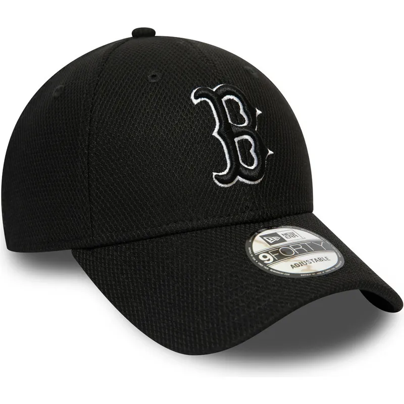cepur-izliekta-melns-regulejams-9forty-diamond-era-essential-no-boston-red-sox-mlb-no-new-era