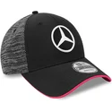 cepur-izliekta-melns-regulejams-9forty-tonal-esports-no-mercedes-formula-1-no-new-era