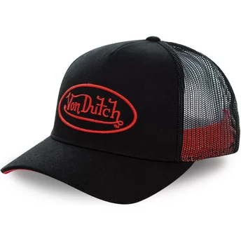 Von Dutch NEO RED Black Trucker Hat
