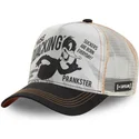 capslab-looney-tunes-schwarze-und-weisse-trucker-kappe-daffy-duck-loo-duc1
