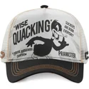 capslab-looney-tunes-schwarze-und-weisse-trucker-kappe-daffy-duck-loo-duc1