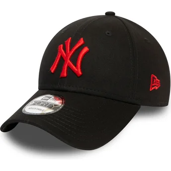 Cap izliekta black adjustable strap 9FORTY League Essential no New York Yankees MLB no New Era