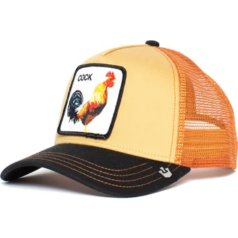 cepur-izliekta-truckeris-oranzs-snapback-a-doodle-doo-the-farm-no-goorin-bros