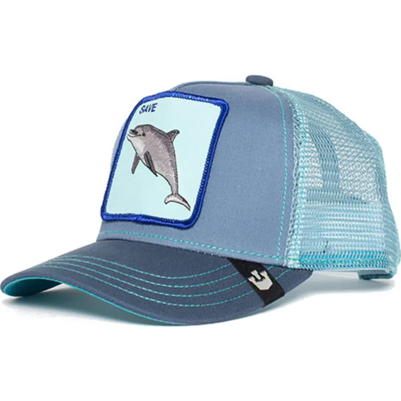 cepur-izliekta-truckeris-zils-snapback-berniem-ocean-vibes-the-farm-no-goorin-bros
