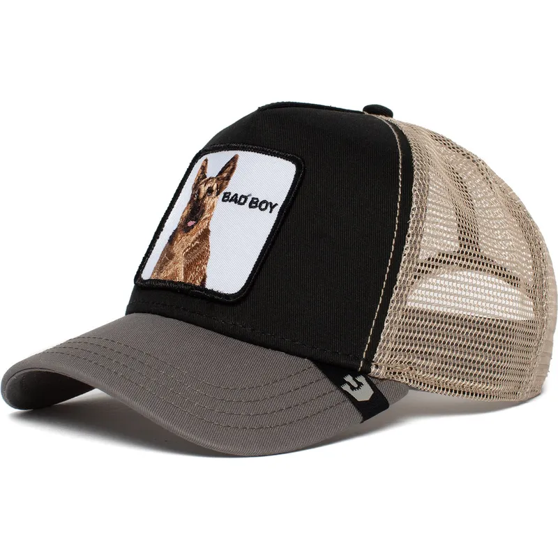 cepur-izliekta-truckeris-melns-snapback-bouncer-the-farm-no-goorin-bros
