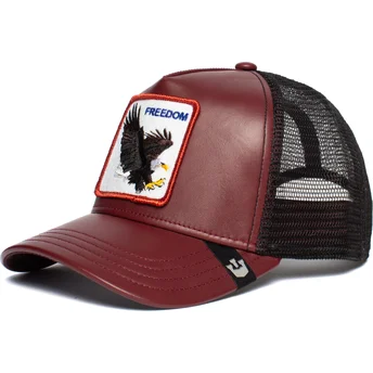cepur-izliekta-truckeris-sarkans-snapback-big-bird-the-farm-no-goorin-bros