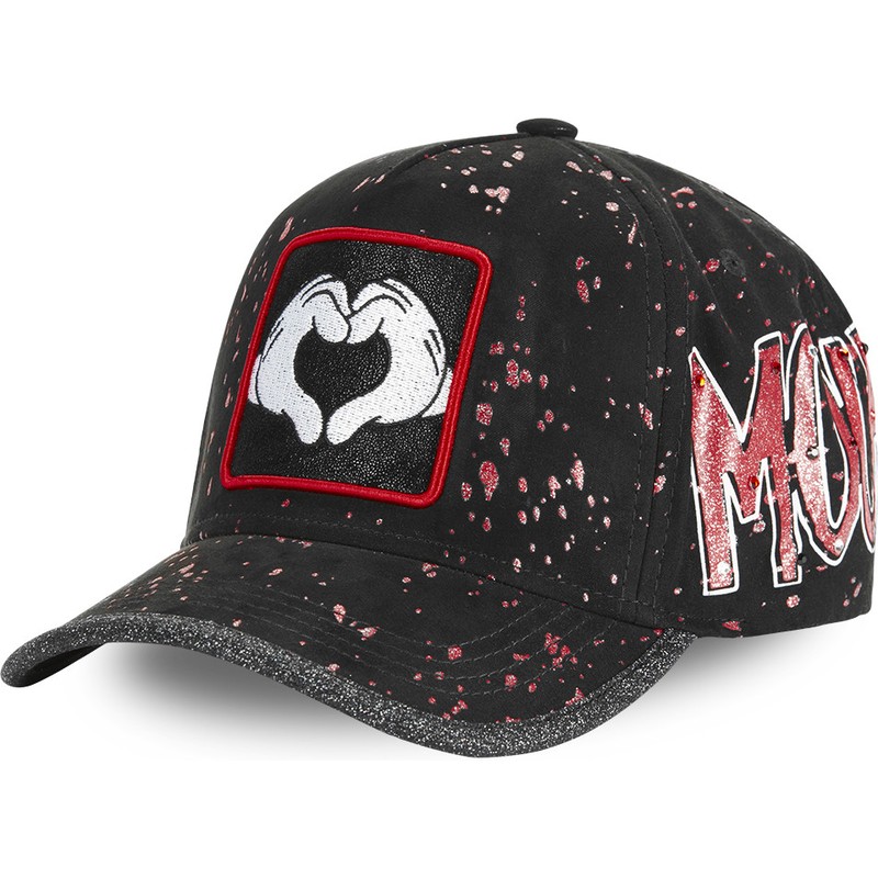 capslab-curved-brim-mickey-mouse-heart-hands-tag-mic2-disney-black-adjustable-cap