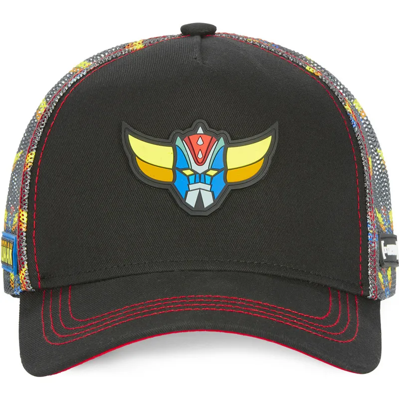 cepur-izliekta-truckeris-melns-snapback-msk2-ufo-grendizer-robots-grendizer-no-capslab