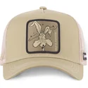 cepur-izliekta-truckeris-bruns-snapback-loo-coy1-koijots-looney-tunes-no-capslab
