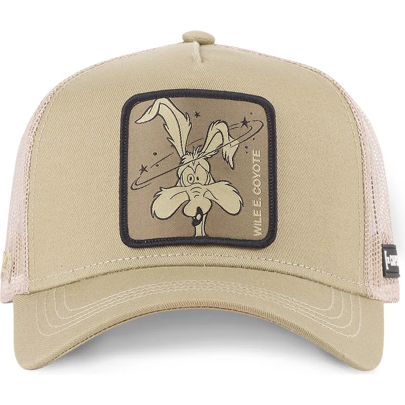 braune-trucker-kappe-coyote-loo-coy1-looney-tunes-von-capslab