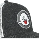 cepur-izliekta-truckeris-melns-snapback-pow2-bros-boo-super-mario-bros-no-capslab
