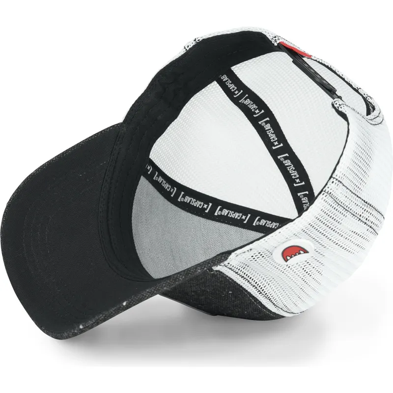 cepur-izliekta-truckeris-melns-snapback-pow2-bros-boo-super-mario-bros-no-capslab