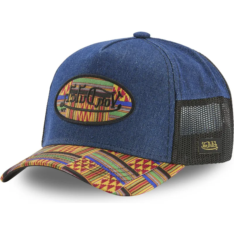 cepur-izliekta-truckeris-zils-snapback-atru-wax-no-von-dutch