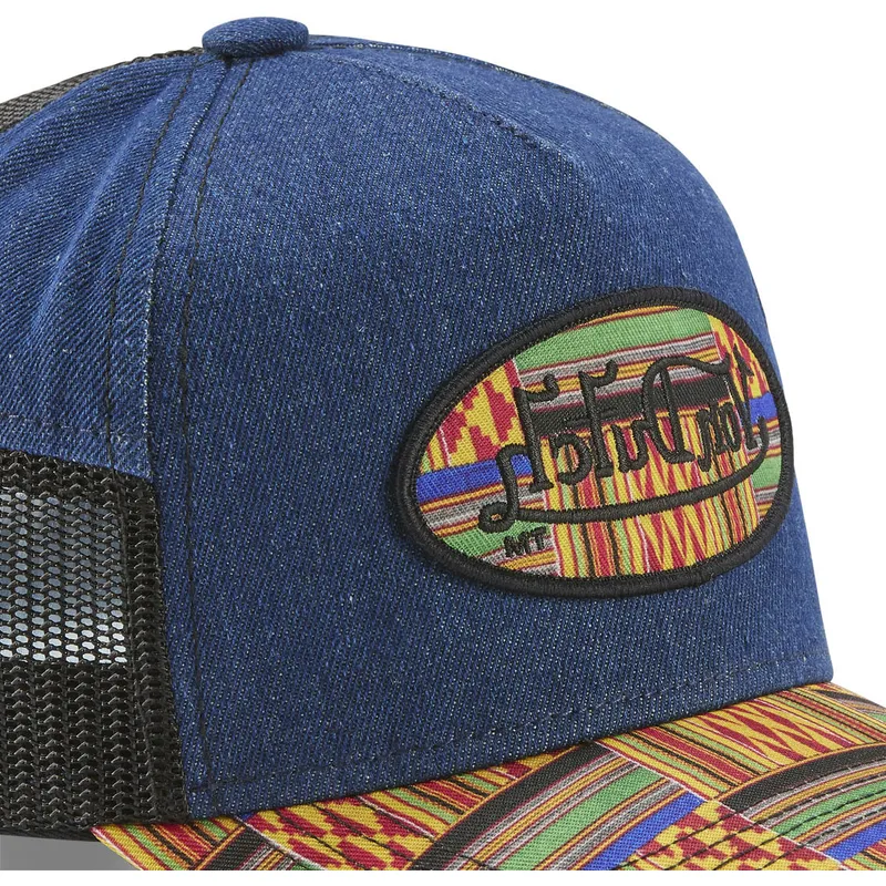 cepur-izliekta-truckeris-zils-snapback-atru-wax-no-von-dutch