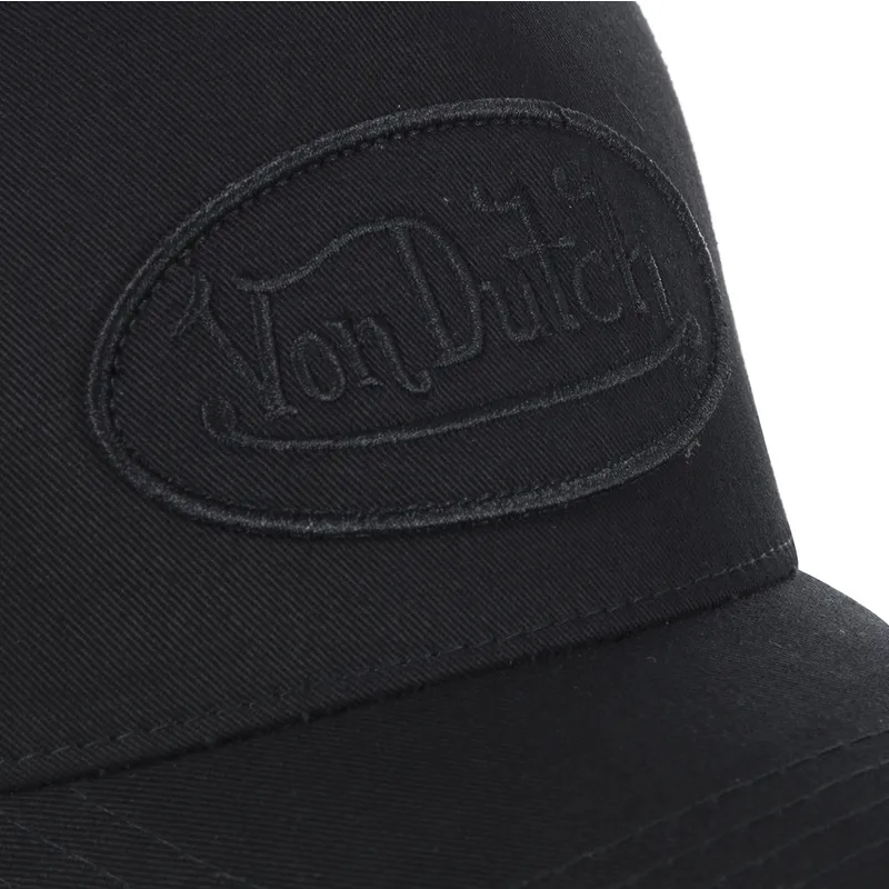 cap-izliekta-black-snapback-no-von-dutch