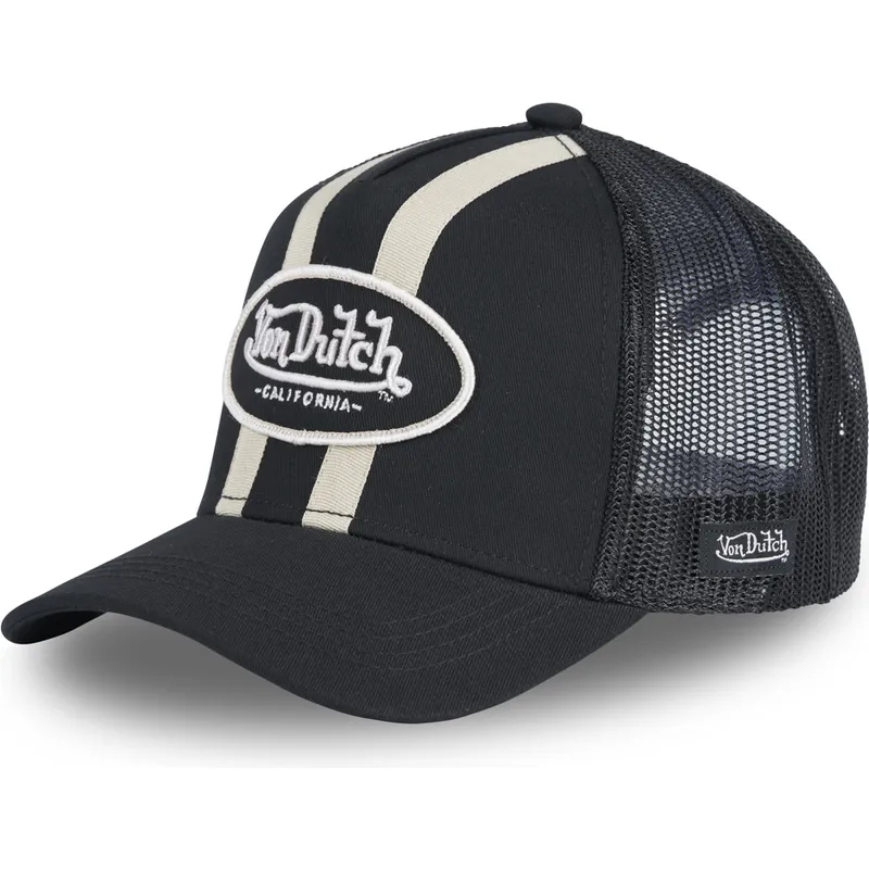 cepur-izliekta-truckeris-melns-snapback-stri-nr-no-von-dutch