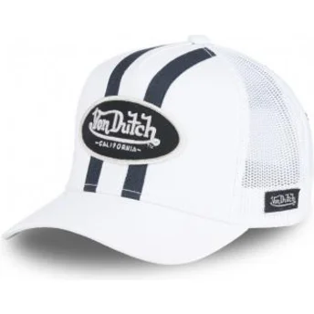 cepur-izliekta-truckeris-balts-snapback-stri-w-no-von-dutch