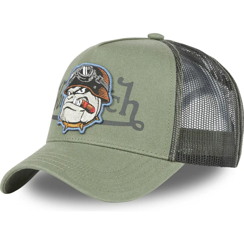 cepur-izliekta-soferis-zals-snapback-perro-bulldog-bull-k-no-von-dutch