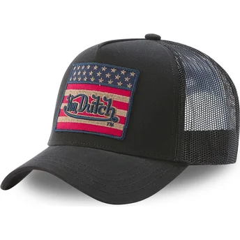 Cepur izliekta truckeris melns snapback FLAG NR no Von Dutch