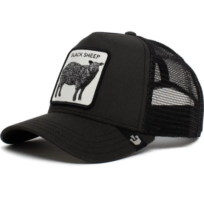cepur-izliekta-truckeris-melns-snapback-be-reckless-the-farm-no-goorin-bros