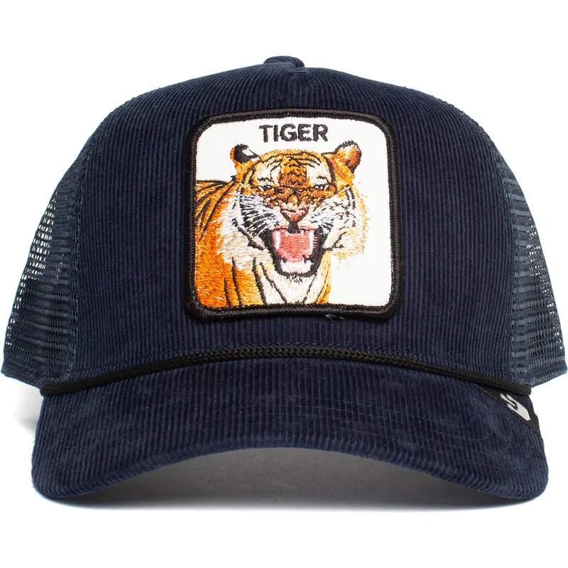cepur-izliekta-truckeris-tumsi-zils-snapback-tiger-rage-the-farm-no-goorin-bros