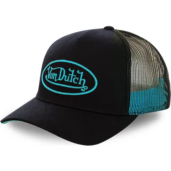 Gorra trucker negra con logo cian NEO CYA de Von Dutch