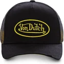 cepur-izliekta-truckeris-melns-snapback-neo-yel-no-von-dutch