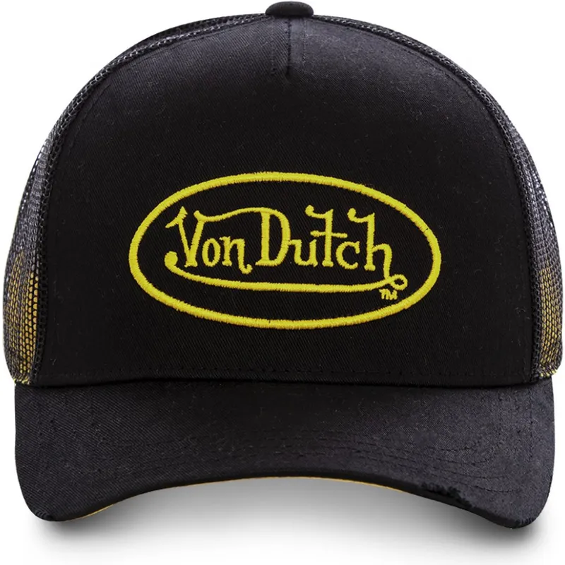cepur-izliekta-truckeris-melns-snapback-neo-yel-no-von-dutch